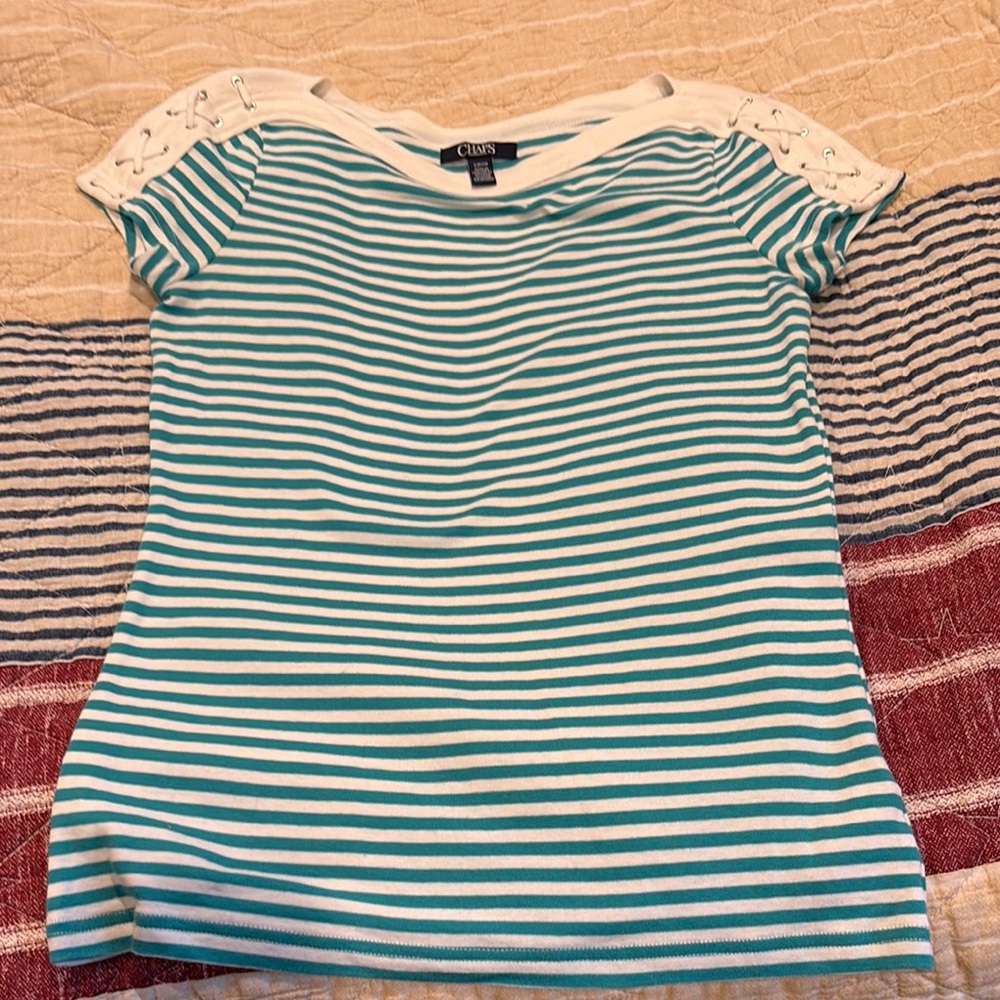 Chaps Green Short Sleeve T-Shirt